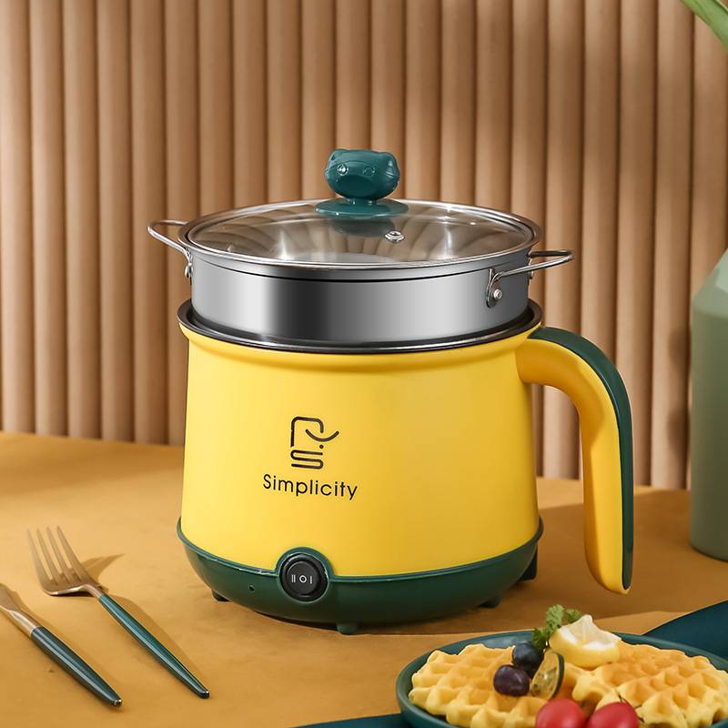 Simplicity 1.8L Portable Electric Multicooker – All-in-One 2 Gears Rice Cooker Steamer 600W (P-3321)