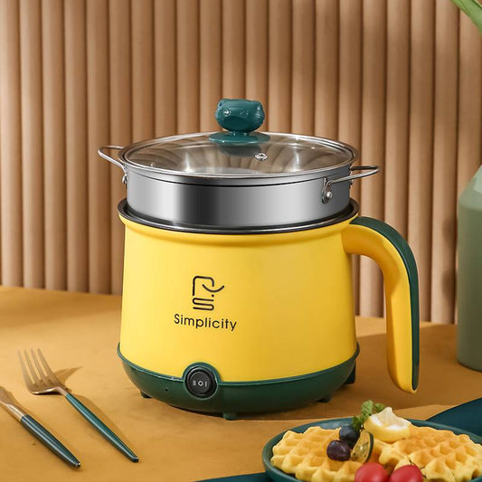 Simplicity 1.8L Portable Electric Multicooker – All-in-One 2 Gears Rice Cooker Steamer 600W (P-3321)